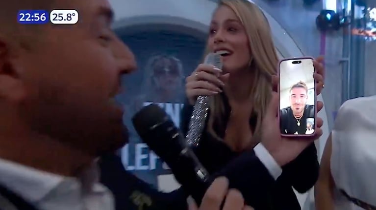 Tini Stoessel y Rodrigo de Paul confirmaron en vivo ganas de casarse (imágenes de X @telefuturo)