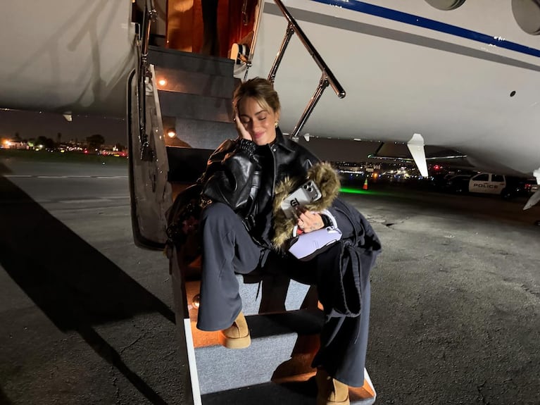 Tini Stoessel y Rodrigo De Paul: escapada invernal en Los Ángeles con looks abrigados y mucho amor. CRÉDITO: INSTAGRAM