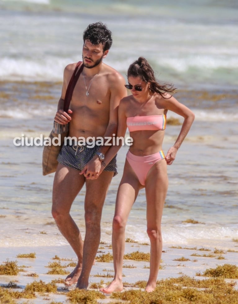 Tini Stoessel y Sebastián Yatra, apasionados en Tulum: mimos, besos y manito indiscreta durante sus vacaciones