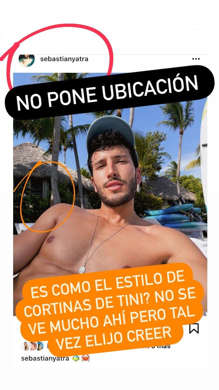 ¿Tini Stoessel y Sebastián Yatra se reconciliaron? Foto: Instagram Stories