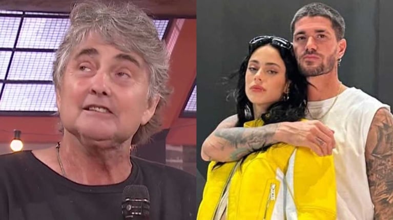 Tini y Alejandro Stoessel y Rodrigo De Paul (Fotos: Instagram @tinistoessel y captura Telefe)