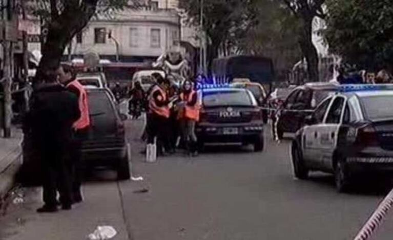 Tiroteo y muerte en la puerta de Pol-ka. (Foto: TN.com.ar)