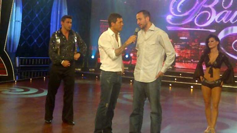 Tito, Marcelo Tinelli y Manu Ginóbili en Bailando 2011. (Foto: @prensaideas)