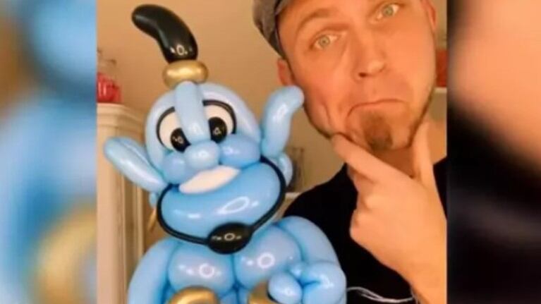 Tobi Twist, el profesor de primaria que siempre triunfa en el aula gracias a su talento para hacer arte con globos