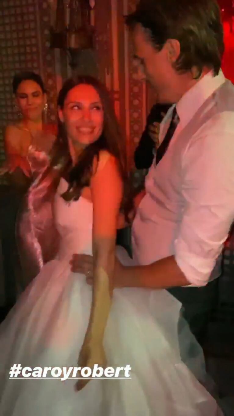 Toda la intimidad de la divertida fiesta de casamiento de Pampita y Roberto García Moritán por dentro