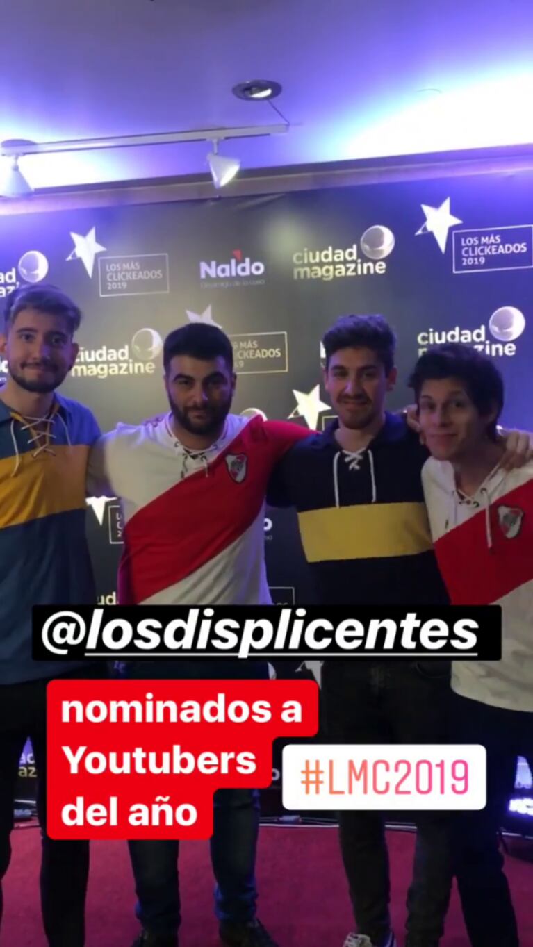 Toda la intimidad de Los Más Clickeados 2019, la gran noche de las figuras que más brillan en el mundo digital
