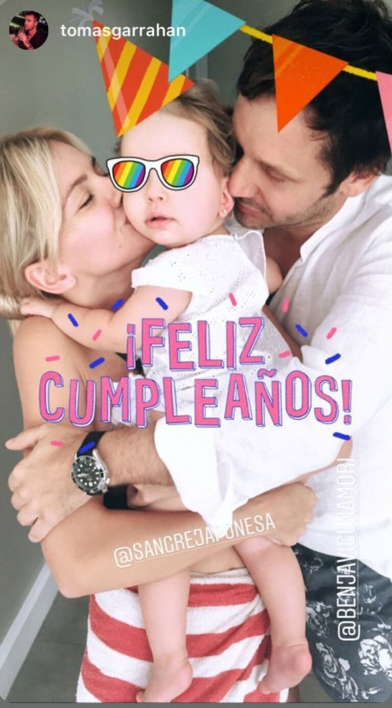 Toda la intimidad del cumple de Magnolia, la hija de la China Suárez y Benjamín Vicuña: baile, mimos y familia