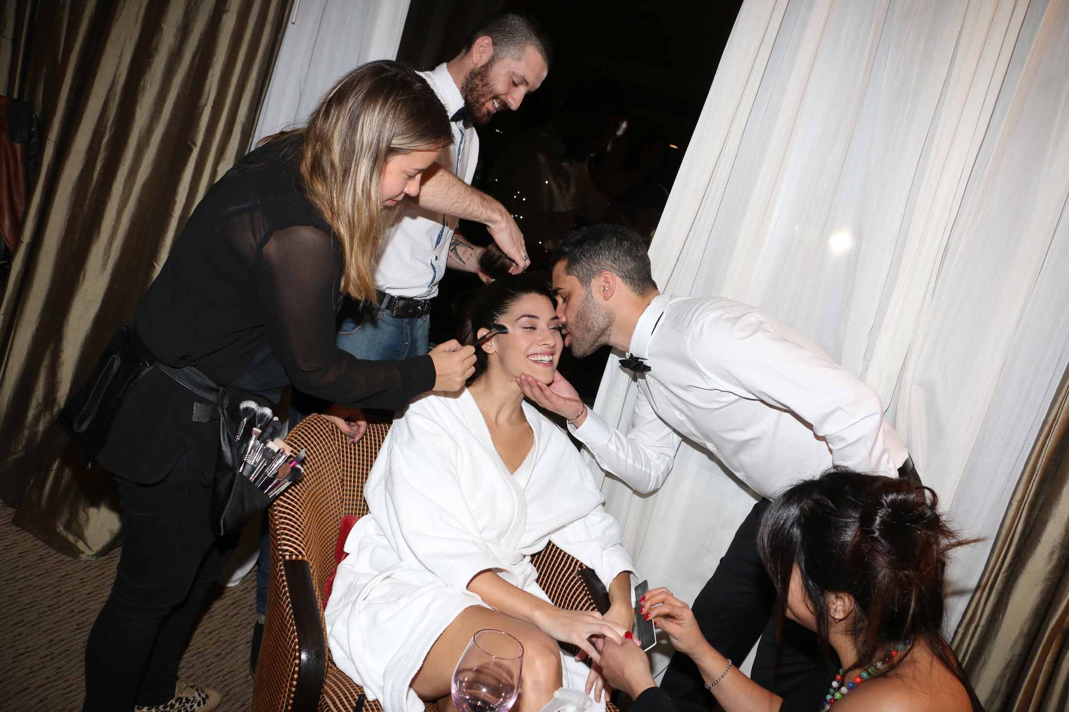 Toda la previa de los famosos. (Foto: Movilpress/Ciudad.com)