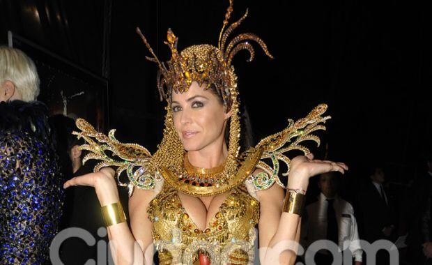 Todas las figuras en el desfile de Silkey (Foto: Jennifer Rubio). 