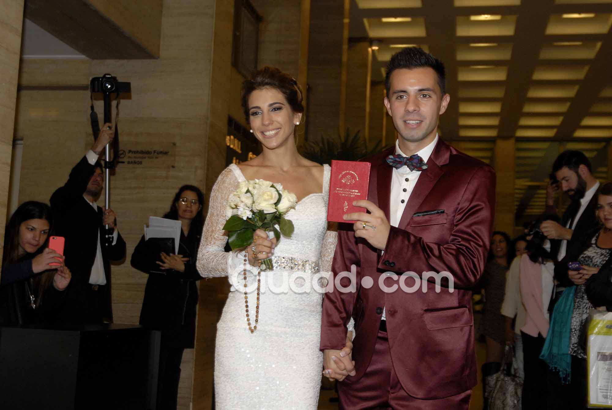 Todas las fotografías del casamiento de Cinthia Fernández y Matías Defederico (Fotos: Movilpress). 