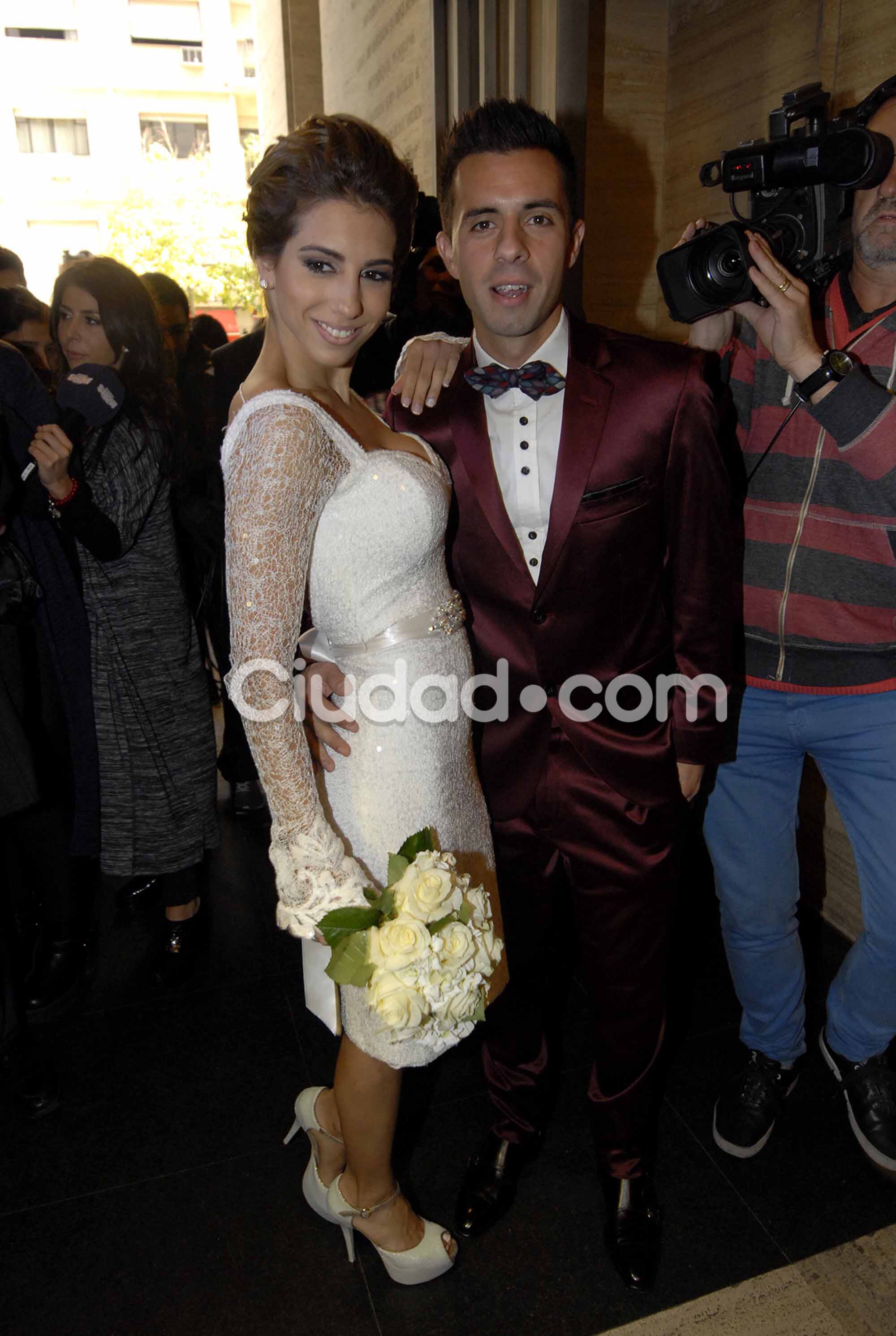 Todas las fotografías del casamiento de Cinthia Fernández y Matías Defederico (Fotos: Movilpress). 