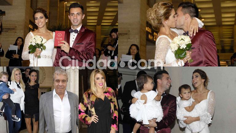 Todas las fotografías del casamiento de Cinthia Fernández y Matías Defederico (Fotos: Movilpress). 
