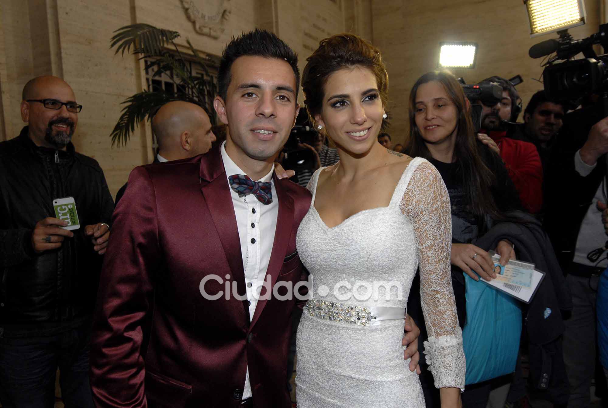 Todas las fotografías del casamiento de Cinthia Fernández y Matías Defederico (Fotos: Movilpress). 