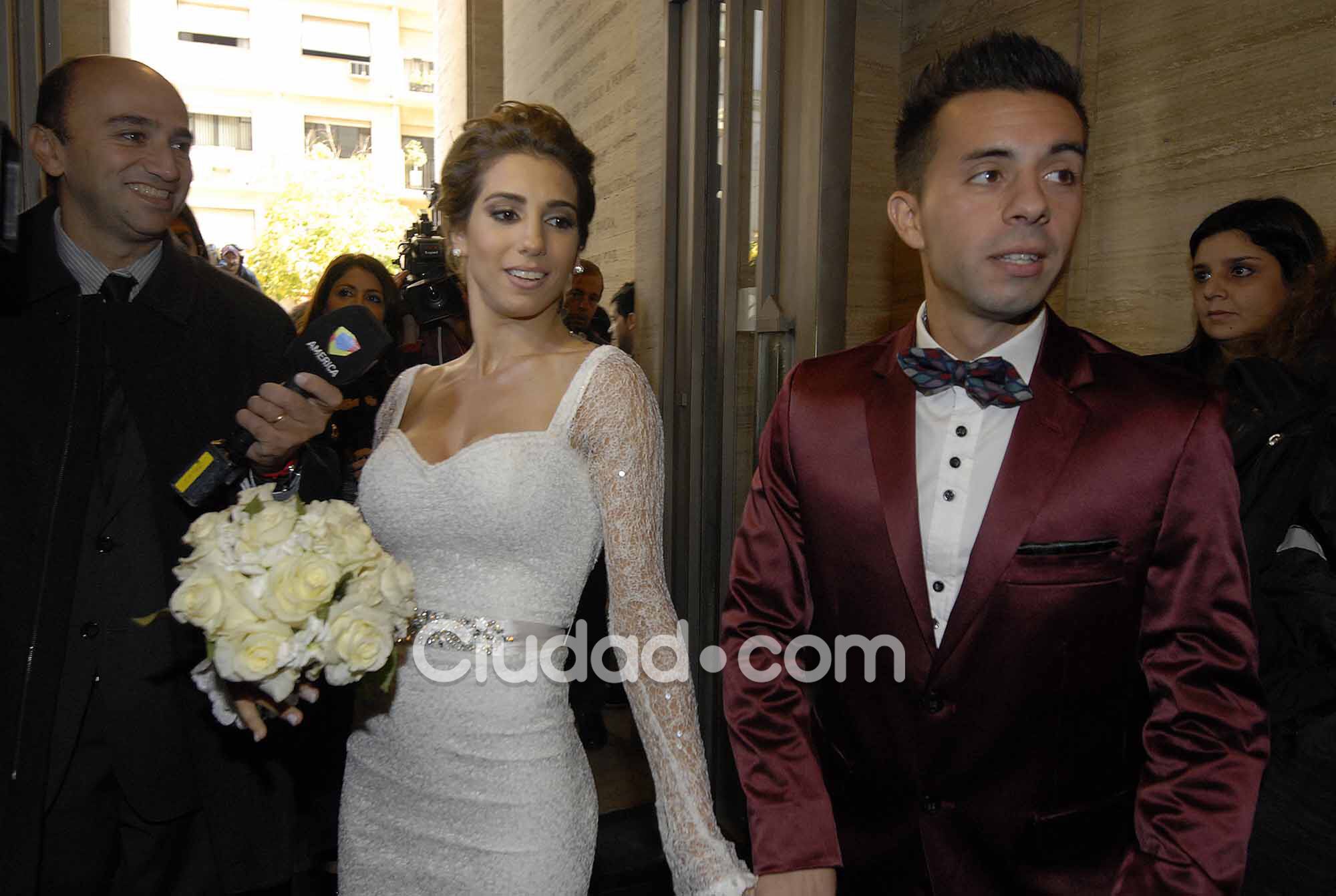 Todas las fotografías del casamiento de Cinthia Fernández y Matías Defederico (Fotos: Movilpress). 