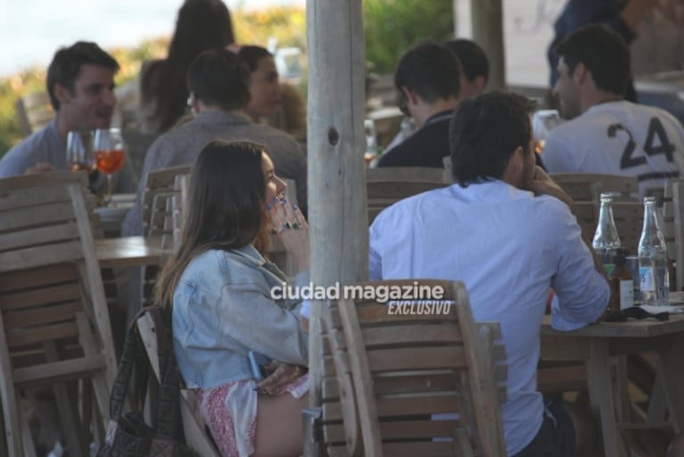 Todas las fotos: Nacho Viale y Lucía Celasco, juntos en Punta del Este