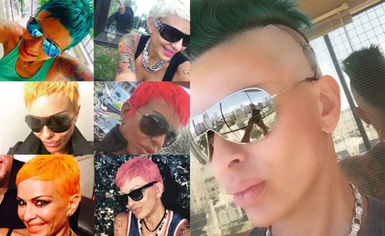 Todos los cambios de look de Daniela Cardone (Foto: Instagram)