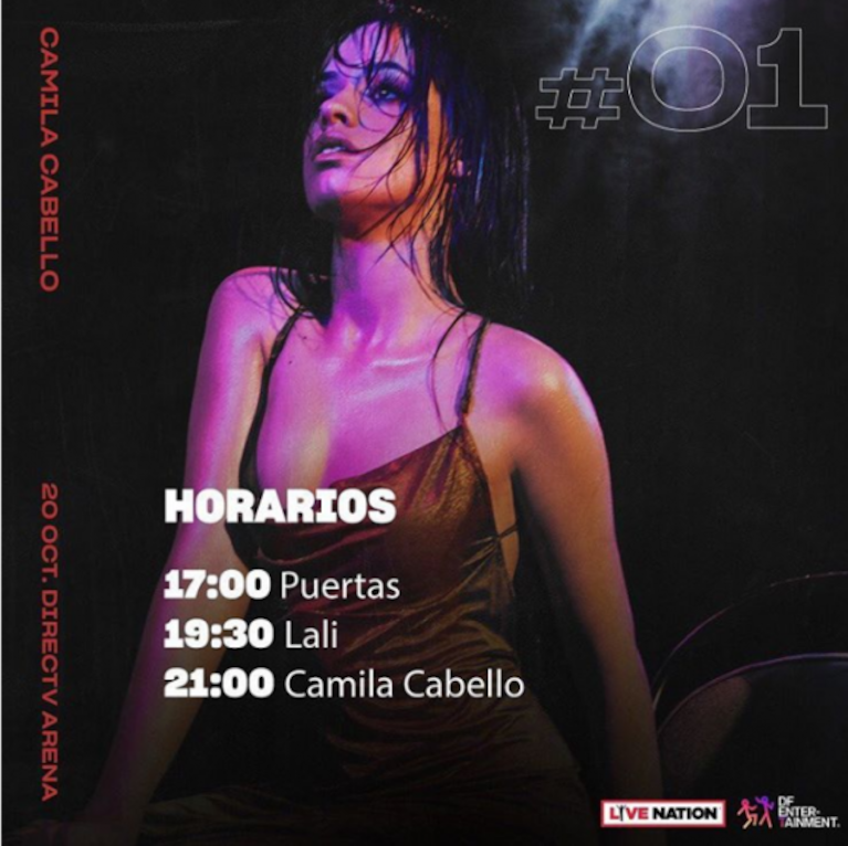 Todos los detalles del show de Camila Cabello: horarios, ingresos y últimos tickets disponibles