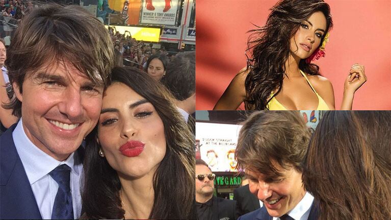 Tom Cruise, maravillado con la belleza de Jessica Cediel (Fotos: Instagram).