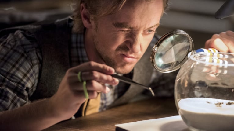 Tom Felton dejó su huella en el show Flash
