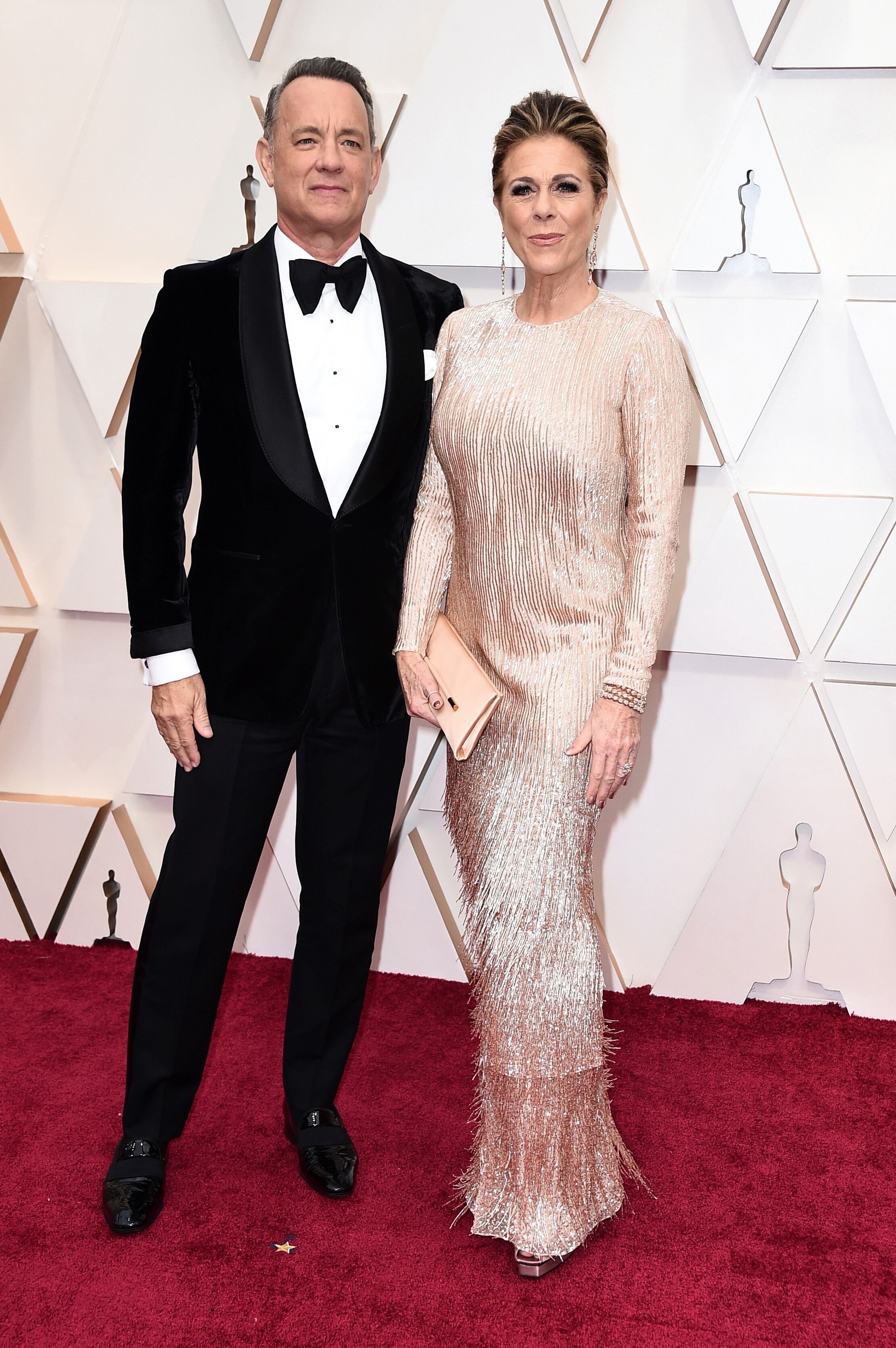 Tom Hanks y Rita Wilson. AP