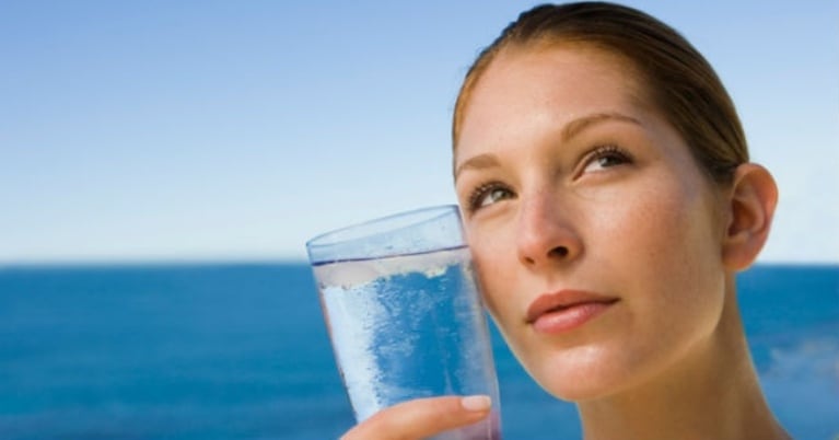 Tomá abundante agua durante el día