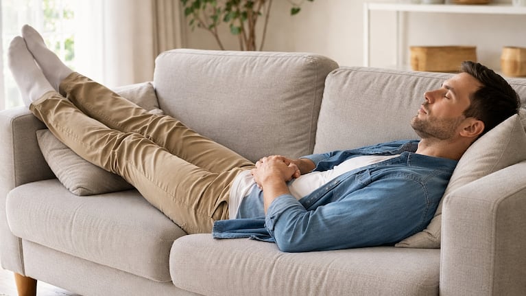 Tomar una pequeña siesta durante el día ayuda a revitalizar la energía. Foto: IA (ChatGPT)