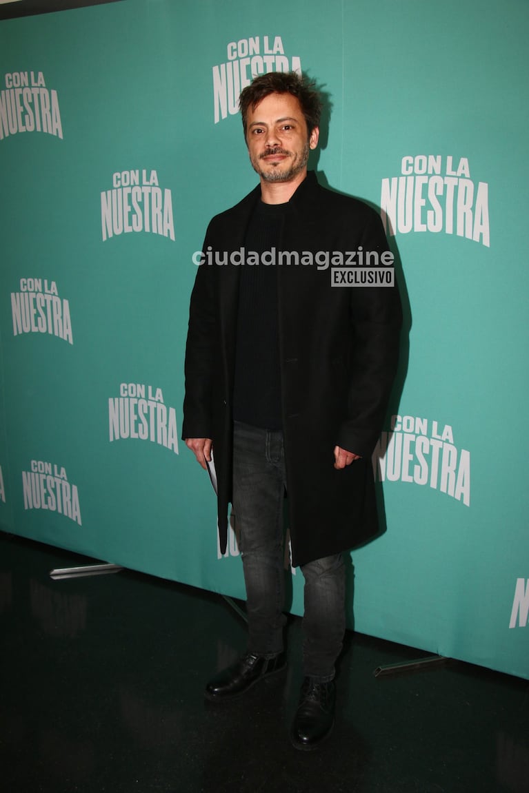 Tomás Fonzi en el estreno de Con la Nuestra (Foto: Movilpress).
