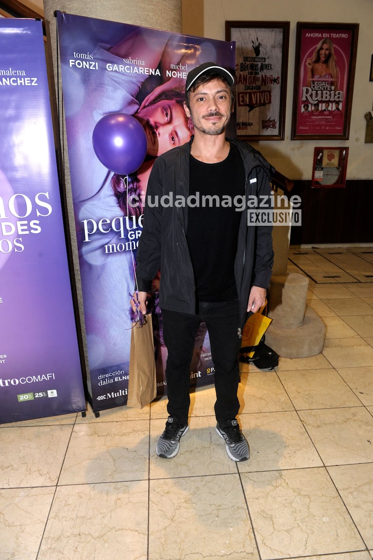 Tomas Fonzi en el estreno de su obra Pequeños Grandes Momentos (Foto: Ramiro Souto)