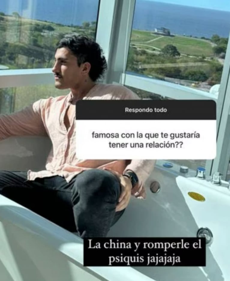 Tomás Holder reveló sin filtro que quiere salir con China Suárez, con un fin polémico: "Romperle la psiquis"