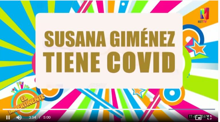 Tomi Dente asegura que Susana Giménez suspendió la entrevista a Javier Milei porque tiene Covid