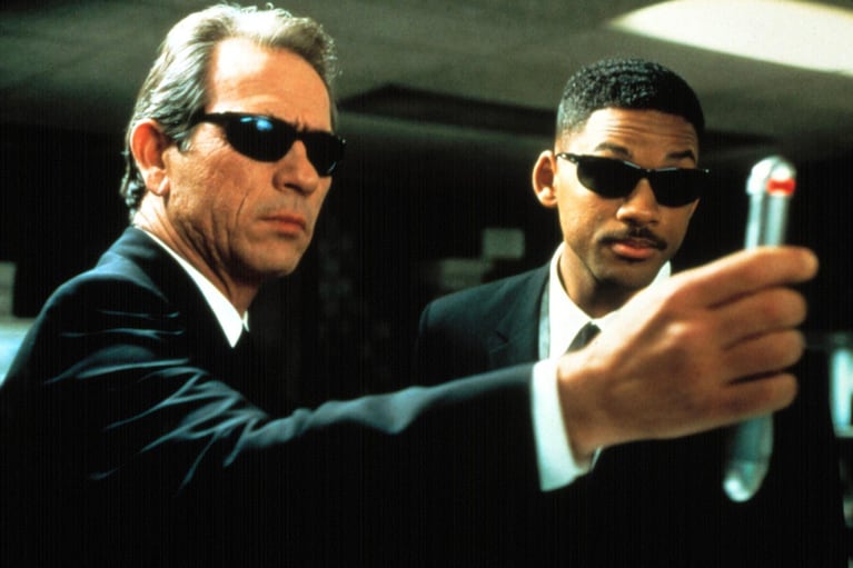 Tommy Lee Jones y Will Smith en Hombres de negro (1997)