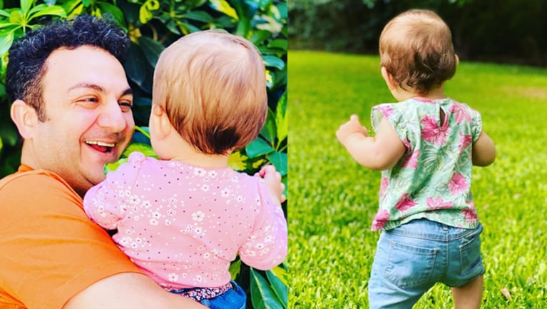 Topa se mostró feliz por el primer cumple de Mitai.