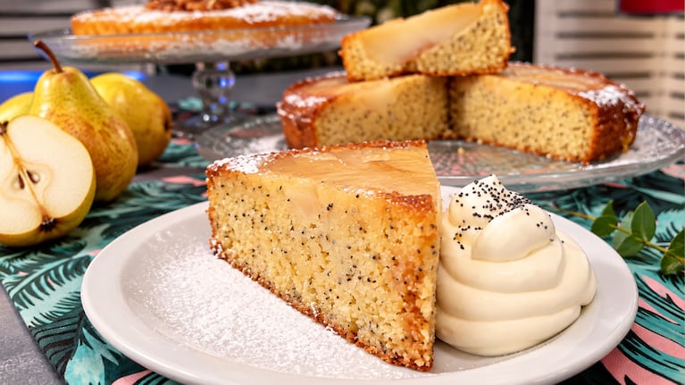 Torta invertida de peras. Foto: Cucinare TV