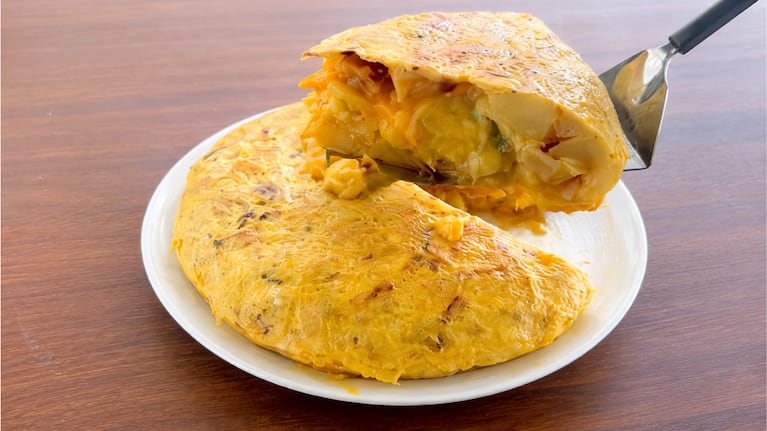 Tortilla de papas con panceta. Foto: Cucinare TV