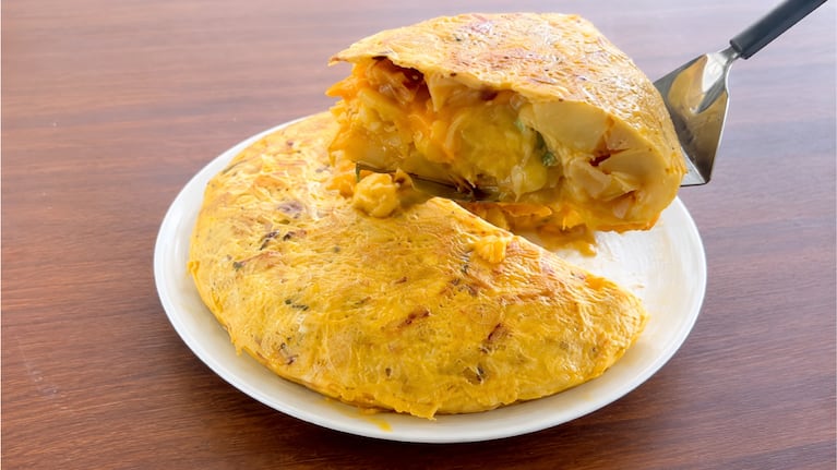 Tortilla de papas con panceta. Foto: Cucinare TV