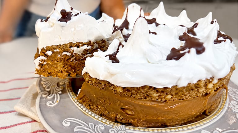 Tota de dulce de leche sin cocción, por Jimena Monteverde. Foto: Instagram