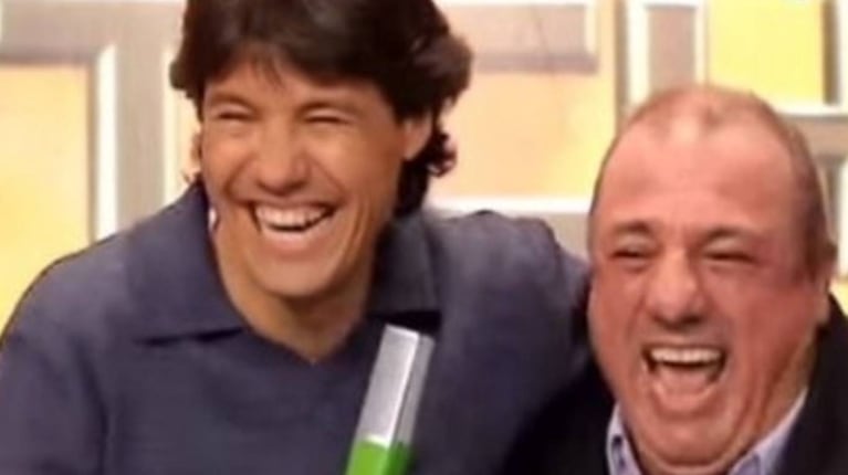 Toti Ciliberto y Marcelo Tinelli. (Foto: captura de Telefe).