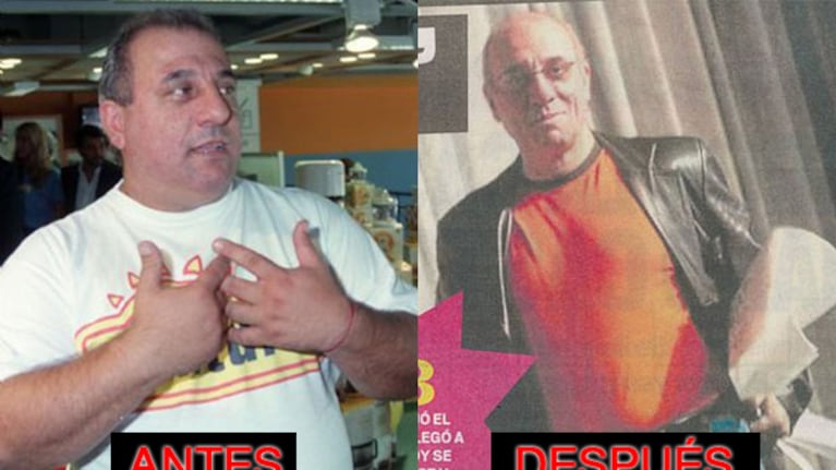 Toti Ciliberto y un increíble cambio físico (Fotos: Web y Diario MUY).