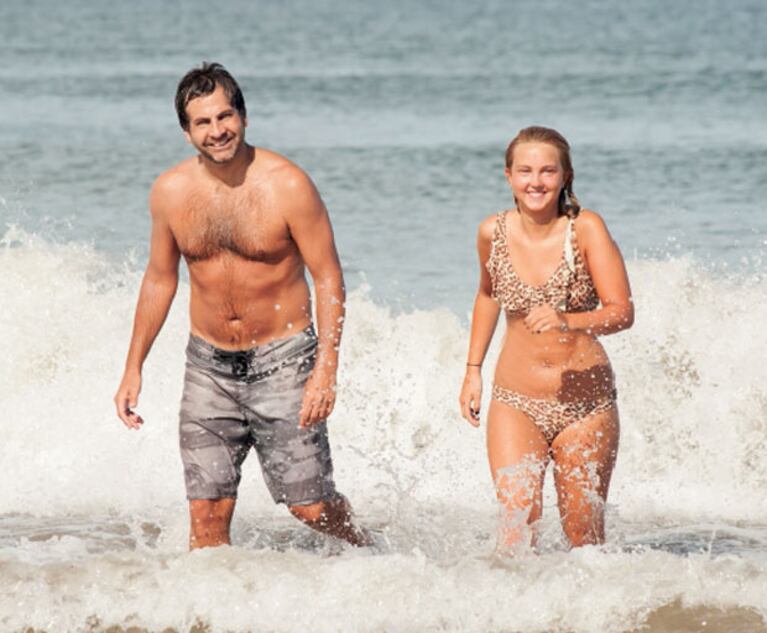 Toti Pasman , disfruta de las vacaciones con sus dos hijos. (Foto: Paparazzi)