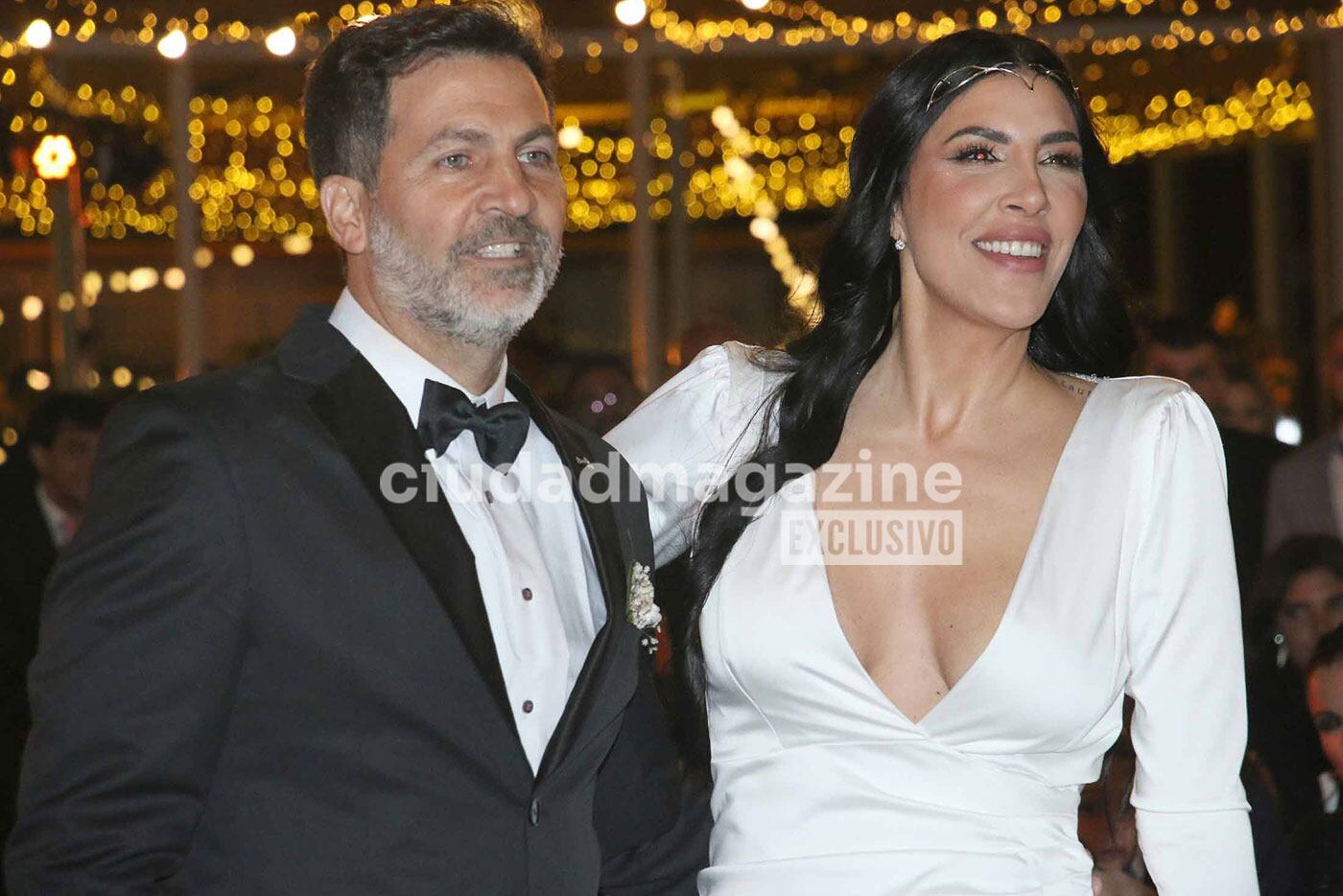 Toti Pasman y Julieta Bettatis se casaron ante sus hijos, Benjamín y Lautaro. (Foto: Movilpress)
