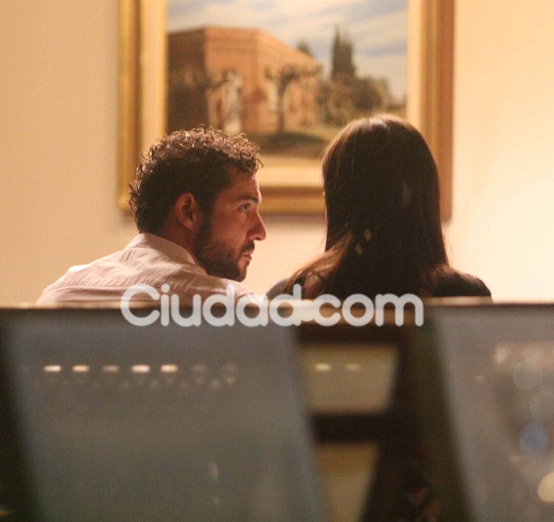 Tras el show, la pareja compartió una cena con amigos (Fotos: Movilpress). 