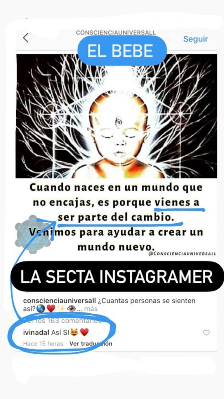 Tras la polémica con Ivana Nadal, esta es la "organización espiritual" que también siguen otros famosos