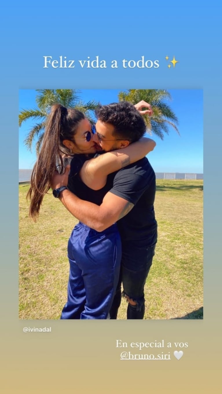 Tras la polémica, Ivana Nadal redobló la apuesta y mostró más de su nuevo romance con el ex de Nati Jota: "Bebito, tanto amor"