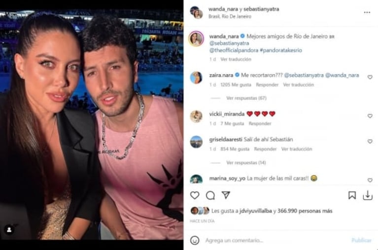 Tras los supuestos celos de Mauro Icardi, Wanda Nara mostró el regalo que recibió de Sebastián Yatra