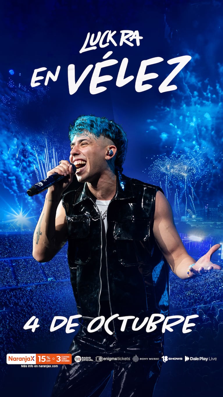 Tras presentar "Qué sed", Luck Ra anunció su próxima presentación en Buenos Aires.