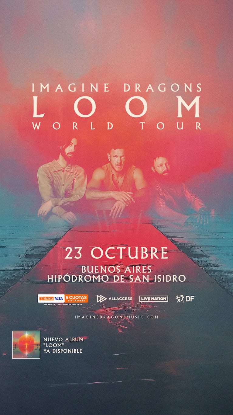 Tras su última visita en 2023, donde dejaron una marca imborrable con un show sold-out en el Campo Argentino de Polo, Imagine Dragons vuelve a la Argentina