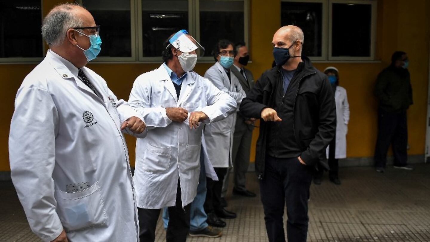  Tras volver de la costa atlántica Horacio Rodríguez Larreta dio positivo de coronavirus. Foto: DPA.