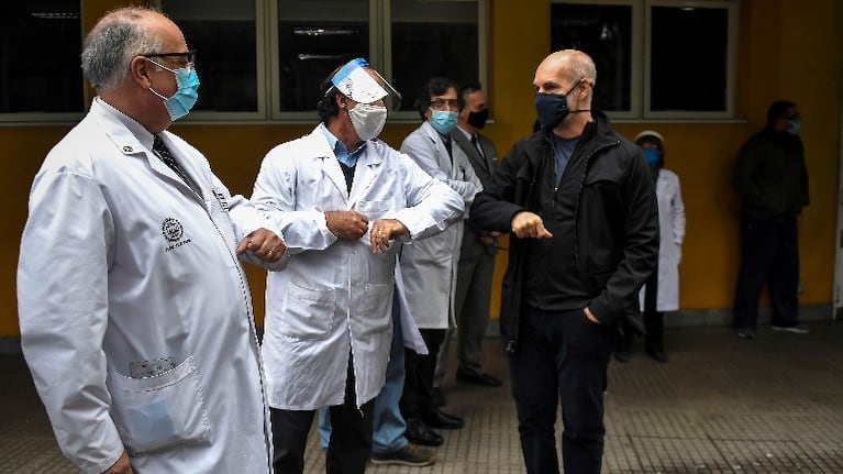 Tras volver de la costa atlántica Horacio Rodríguez Larreta dio positivo de coronavirus. Foto: DPA.