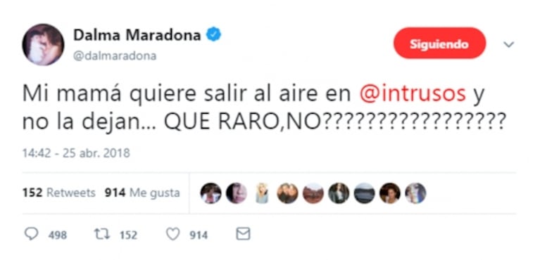 Tremenda acusación de las hermanas de Diego Maradona contra Claudia y la reacción de Dalma en Twitter