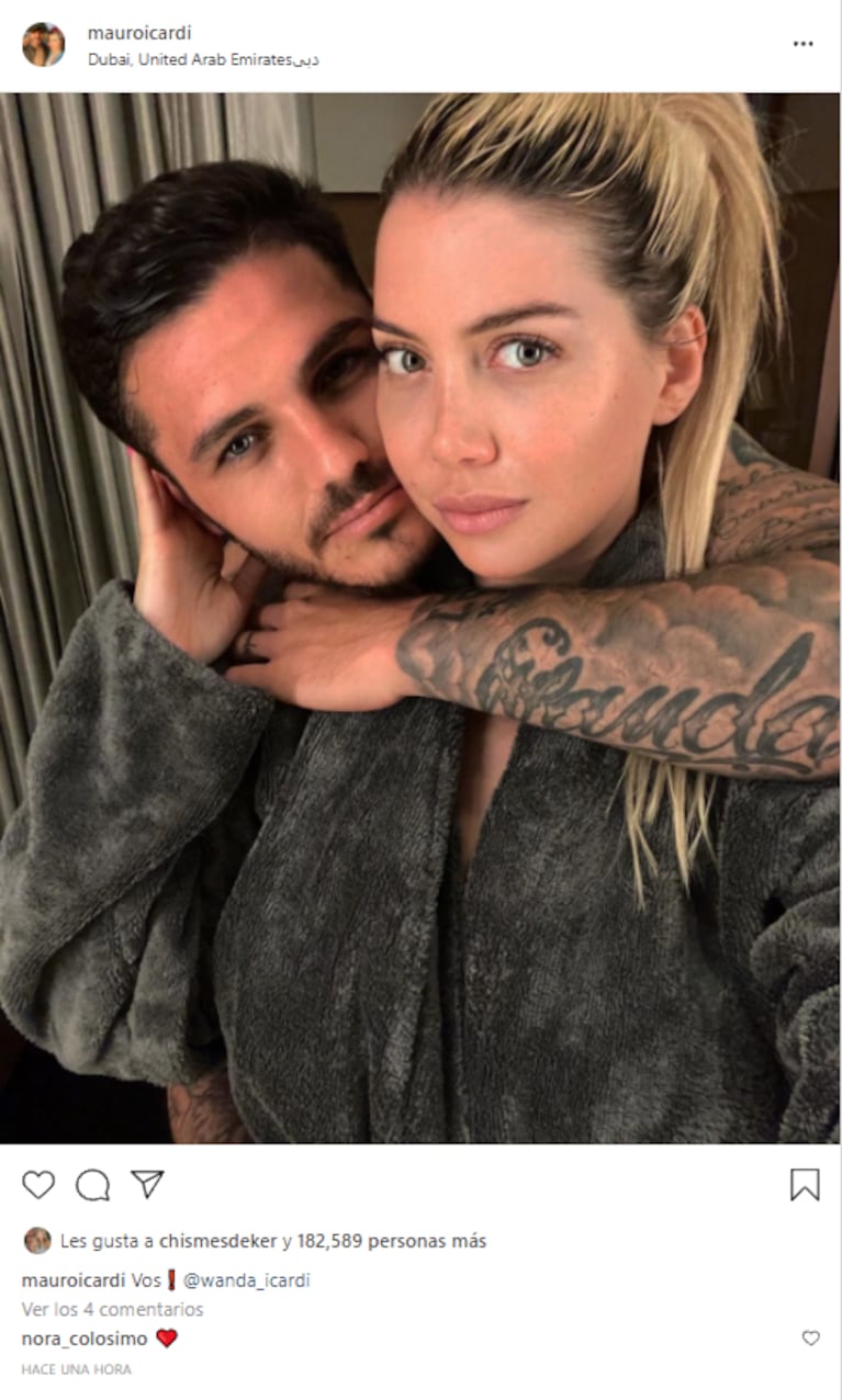 Tremenda reacción de Mauro Icardi, en medio de su reconciliación con Wanda Nara: "Hoy ganaste vos"